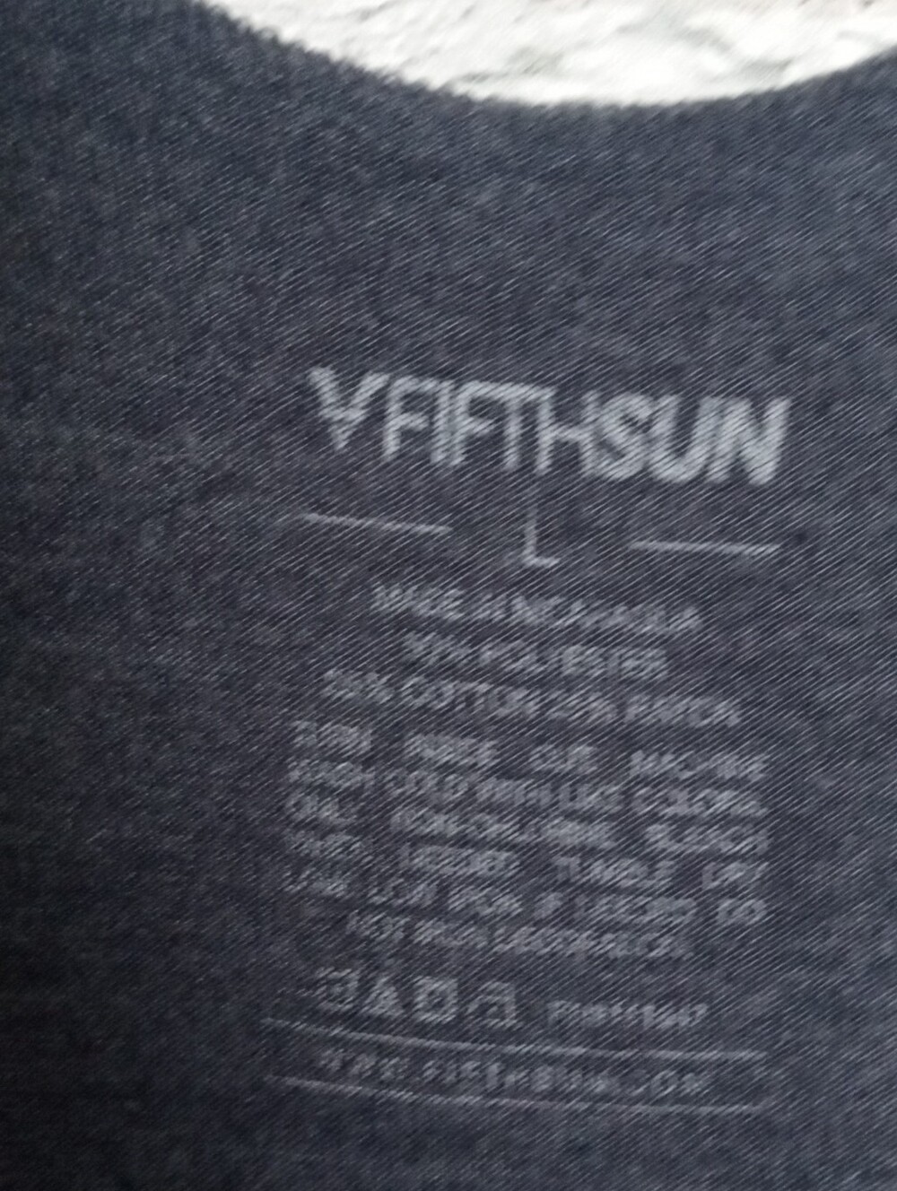 NASA Logo Dark Gray Racerback Tank Top - Picture 3 of 4